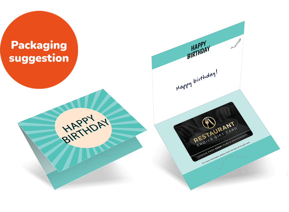 Restaurant gift card